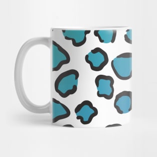 Blue Leopard Pattern Mug